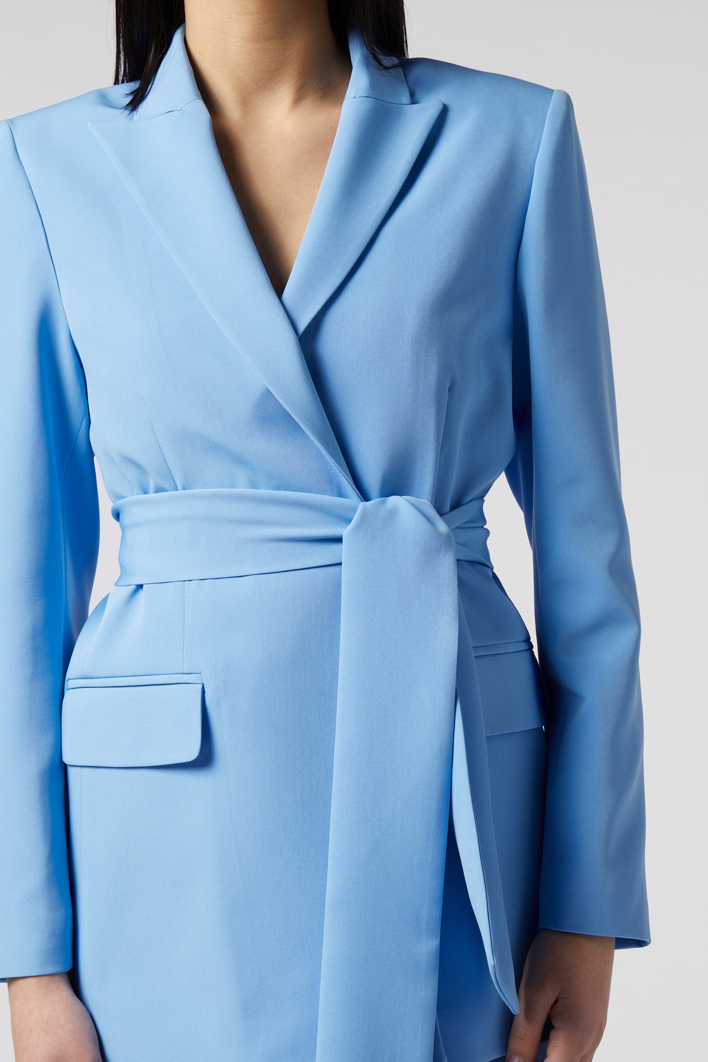 Giacca con cintura - Tessuto Stretch