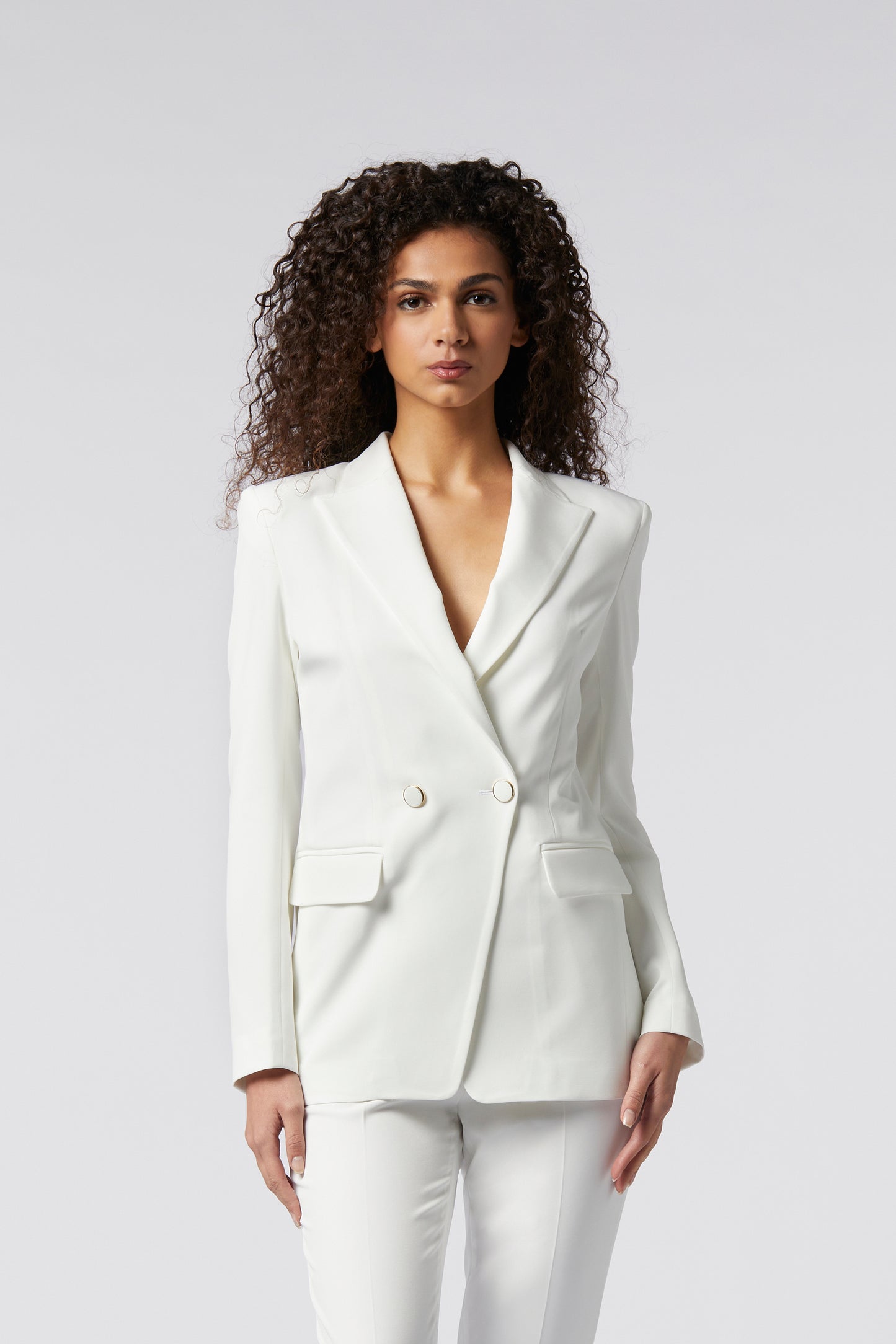 Tailleur Doppiopetto e Pantalone Skinny - Tessuto Stretch