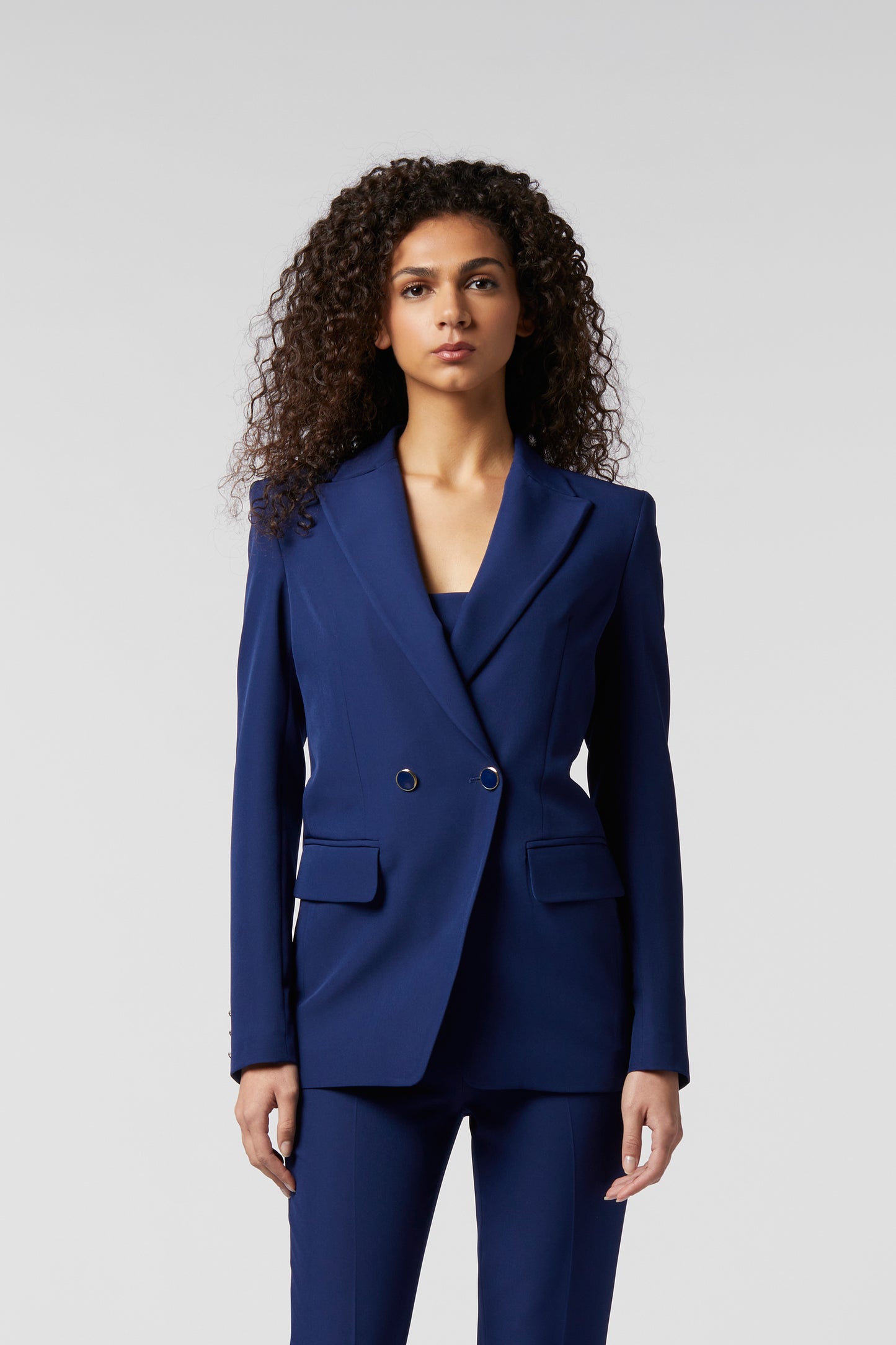 Tailleur Doppiopetto e Pantalone Skinny - Tessuto Stretch