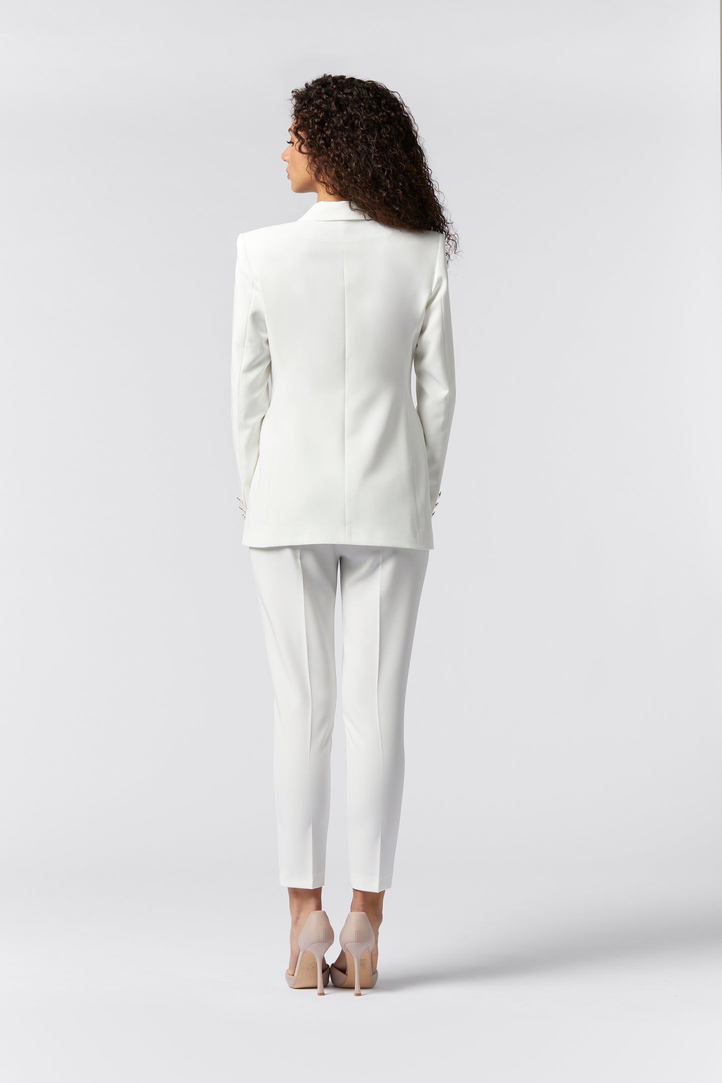 Tailleur Doppiopetto e Pantalone Skinny - Tessuto Stretch