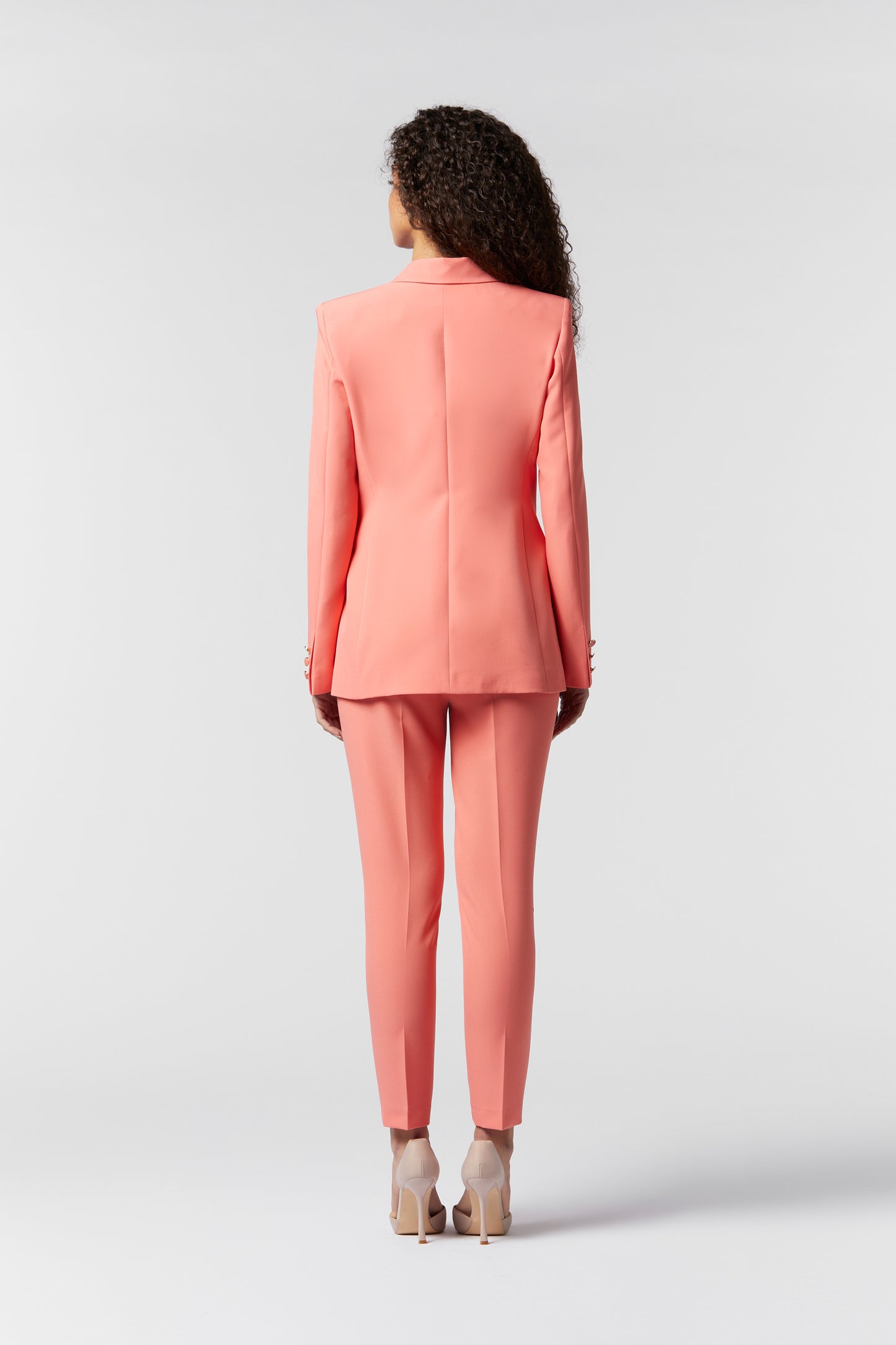 Tailleur Doppiopetto e Pantalone Skinny - Tessuto Stretch