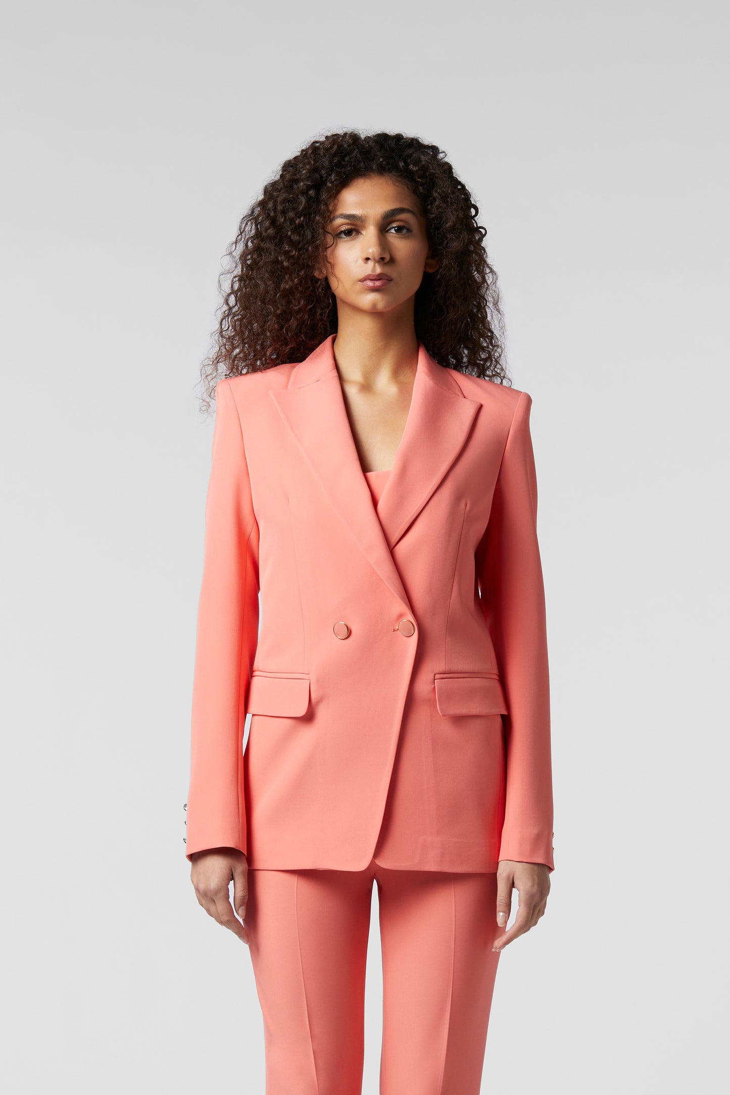 Tailleur Doppiopetto e Pantalone Skinny - Tessuto Stretch