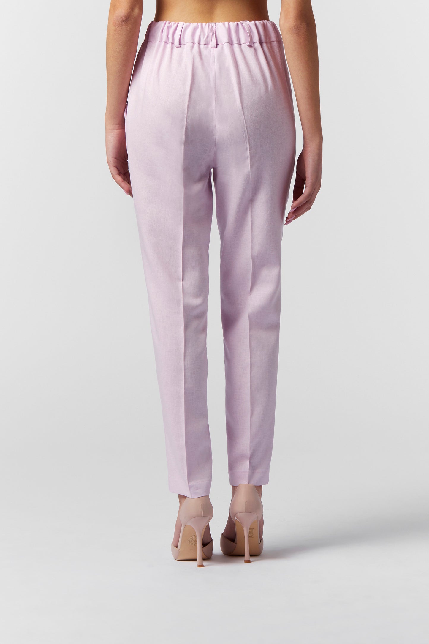 Pantalone sigaretta in LINO