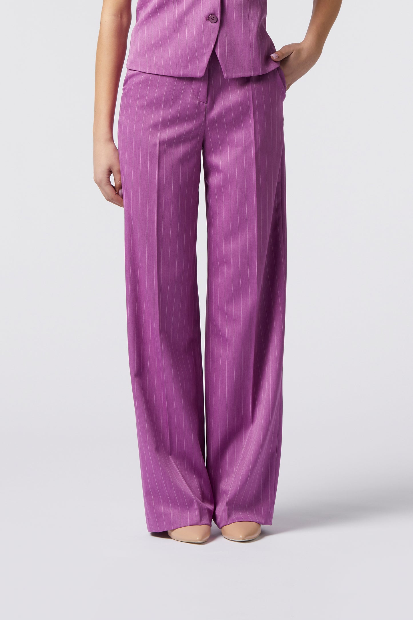 Pantalone Palazzo - Gessato