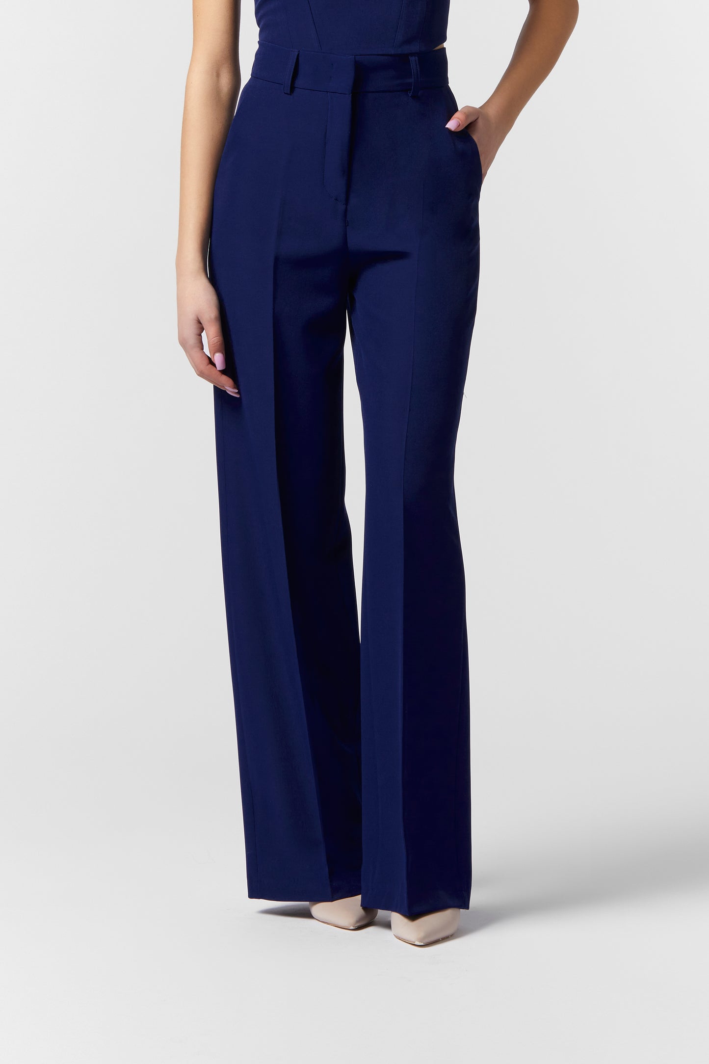 Pantalone Palazzo - Tessuto Stretch