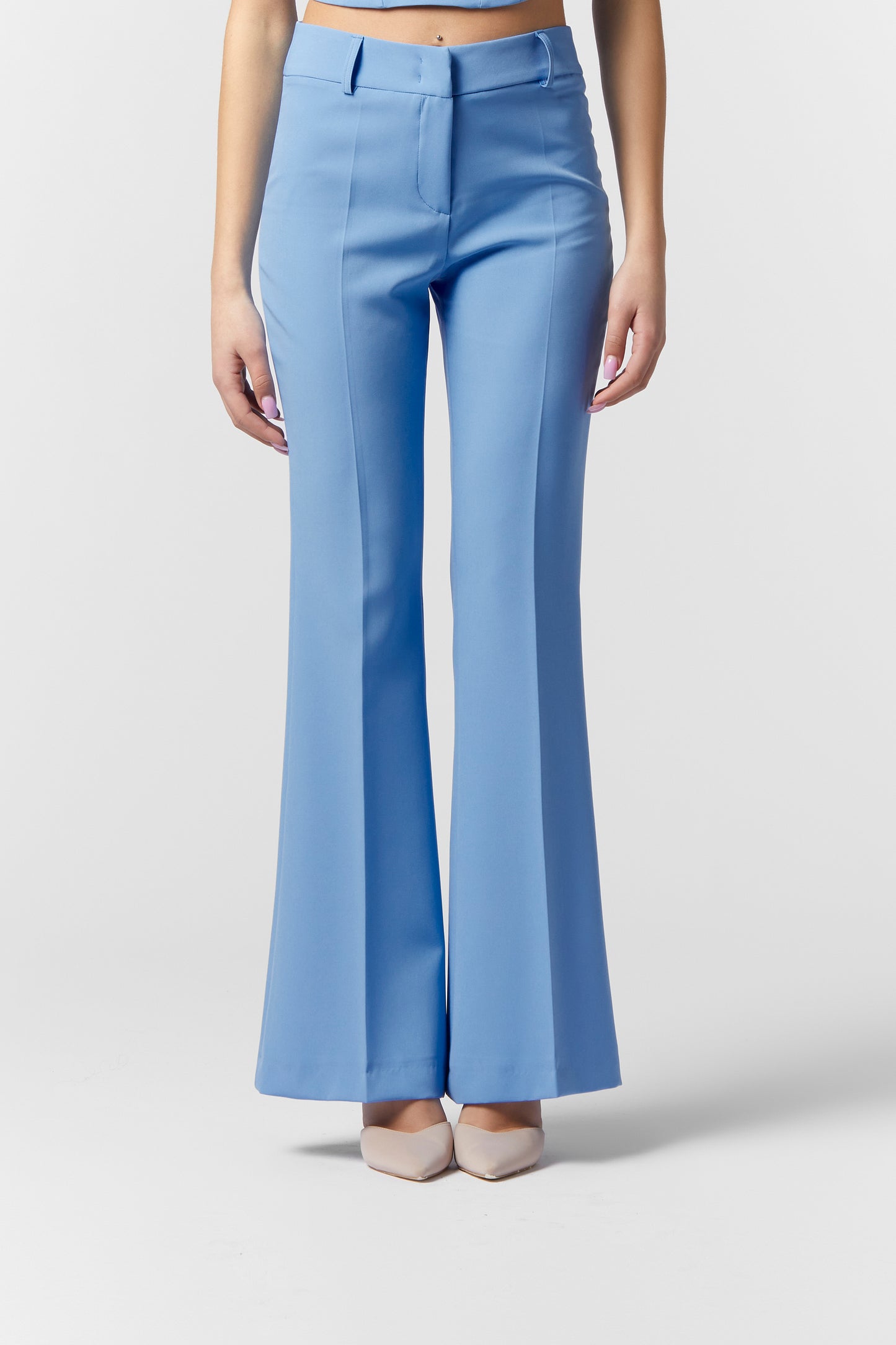 Pantalone zampa - Tessuto Stretch