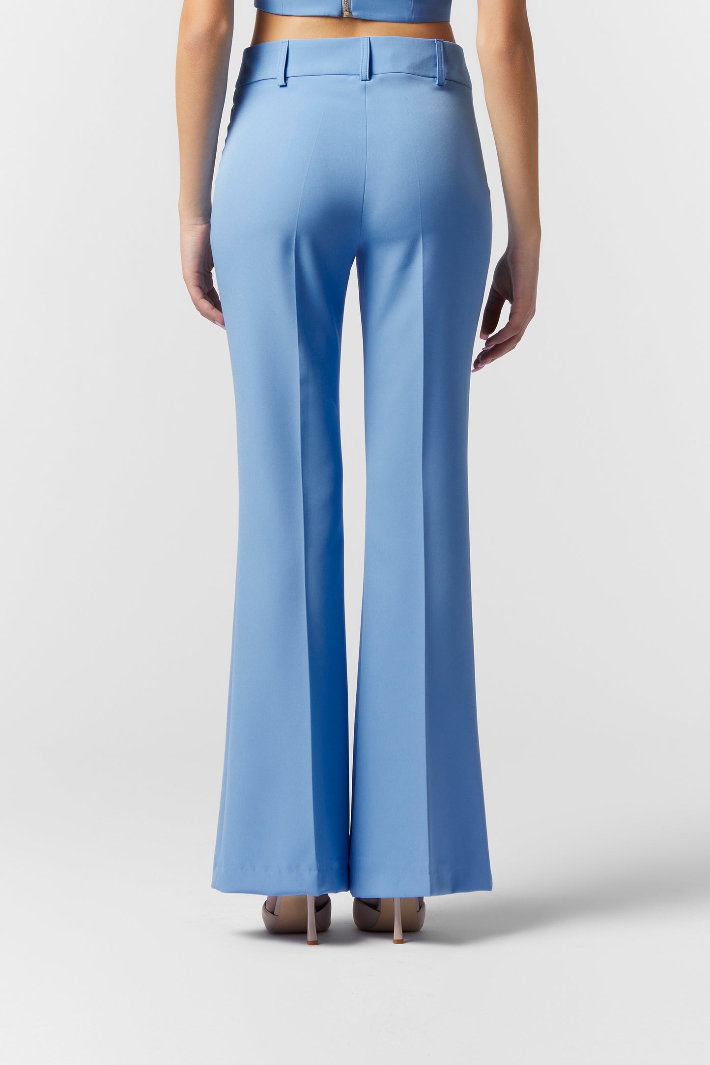 Pantalone zampa - Tessuto Stretch