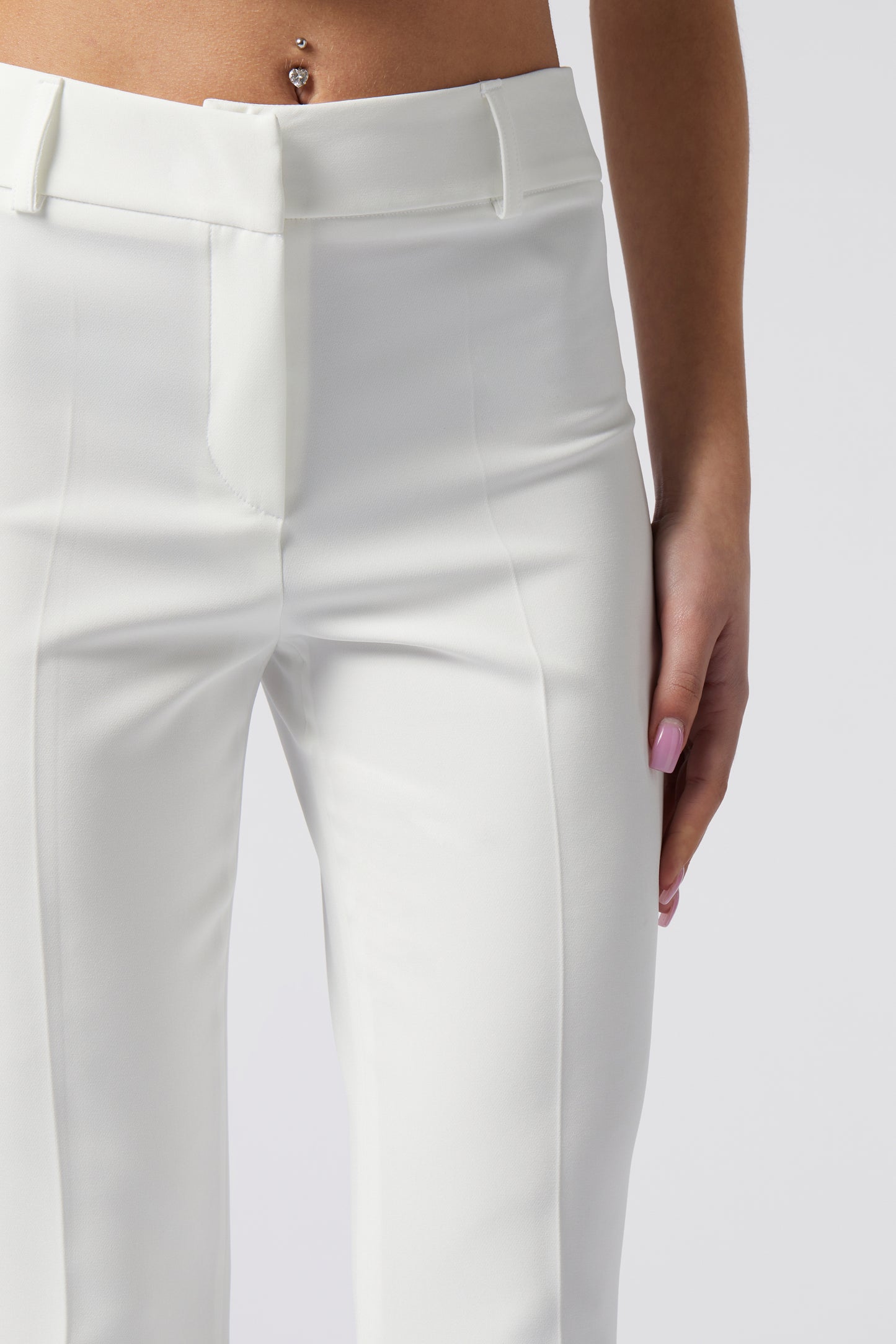 Pantalone zampa - Tessuto Stretch
