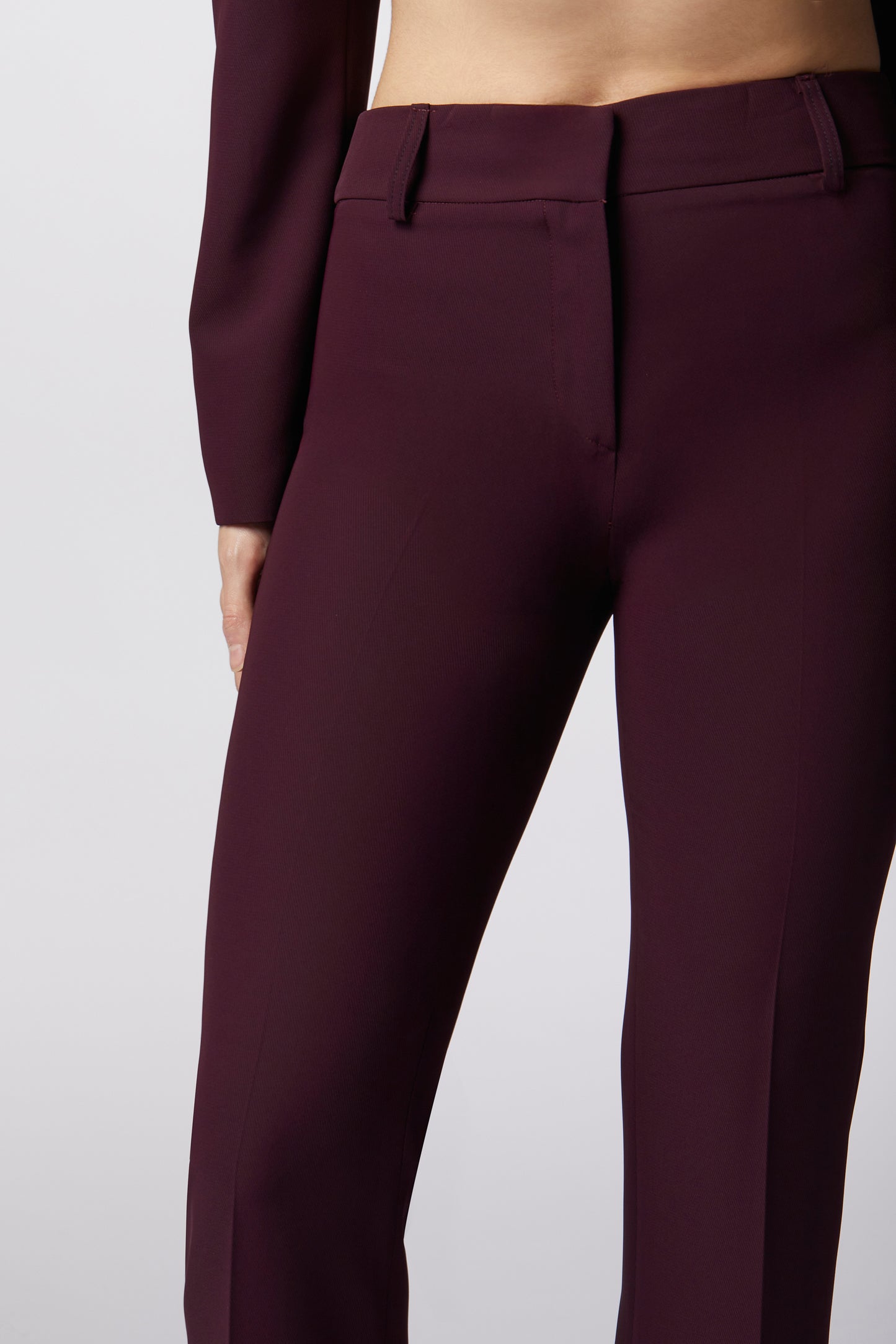 Tailleur Giacca monopetto e Pantalone a zampa – Tessuto Kady