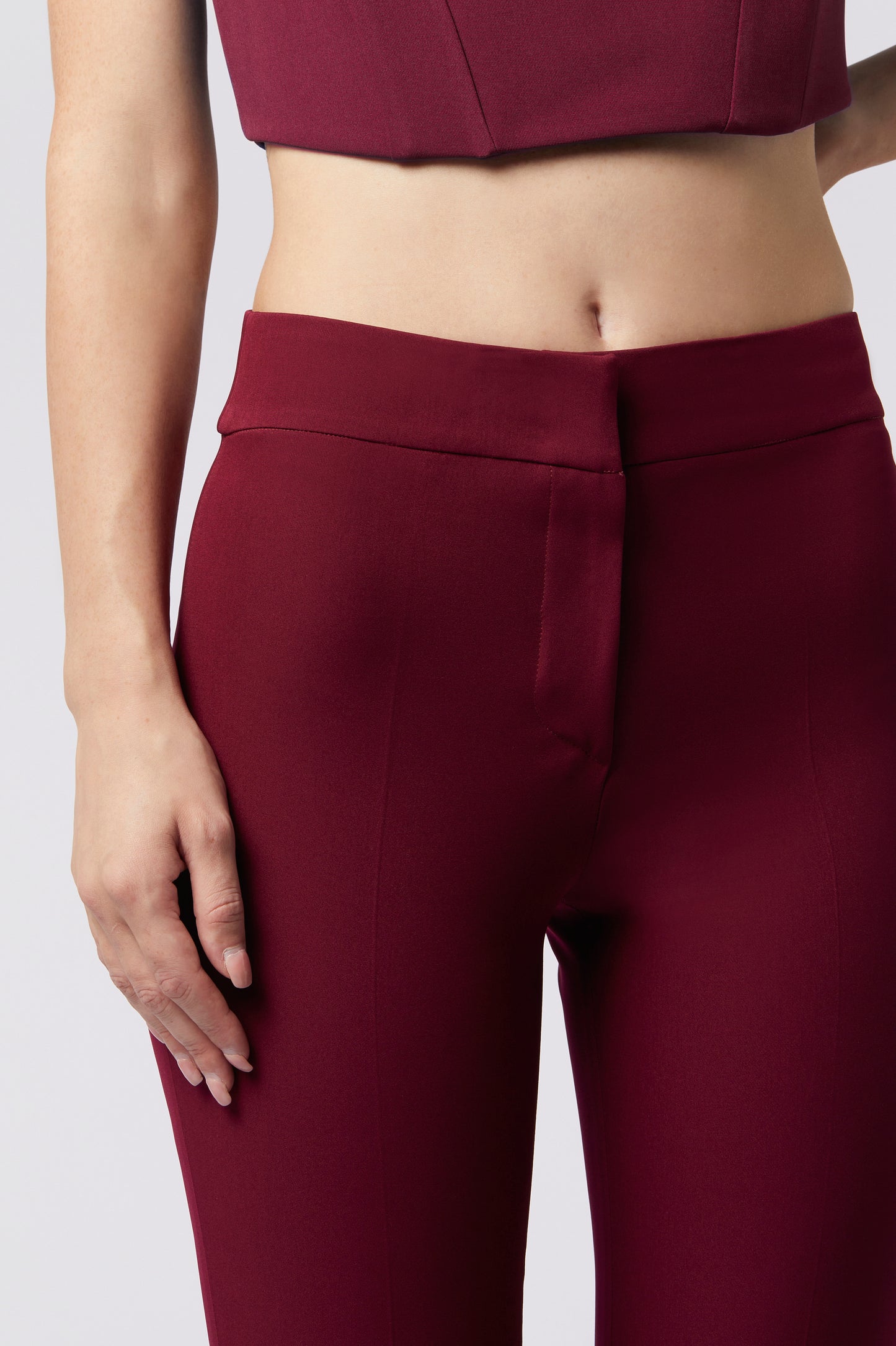 Pantalone zampa - Tessuto Stretch