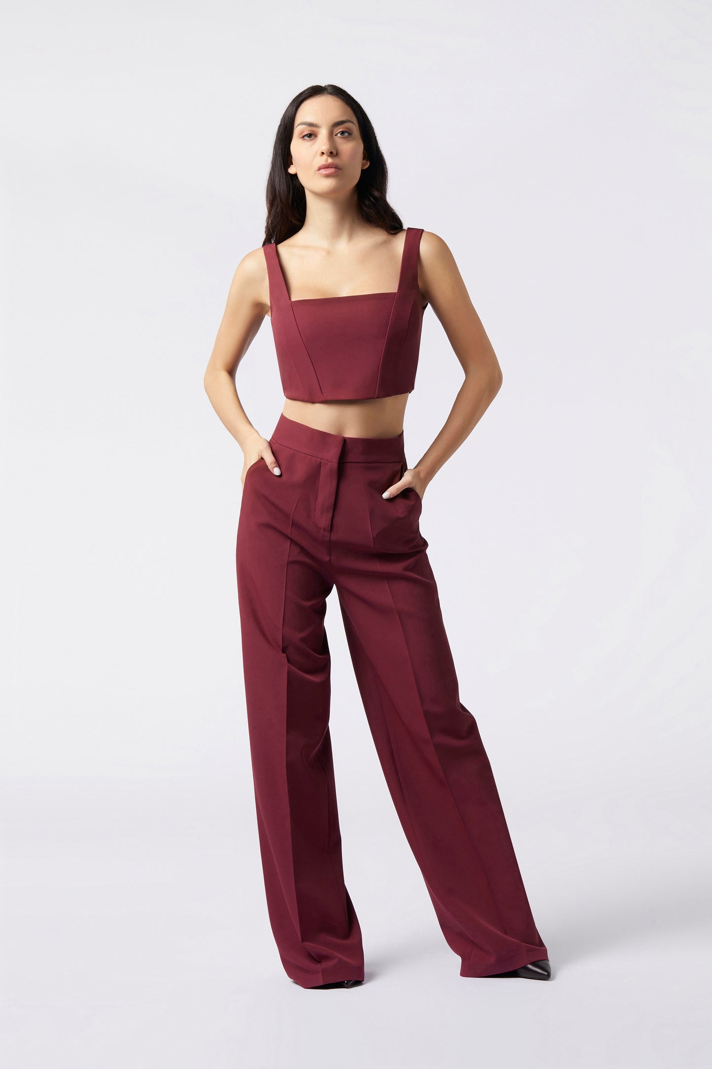 Pantalone Palazzo - Tessuto Stretch