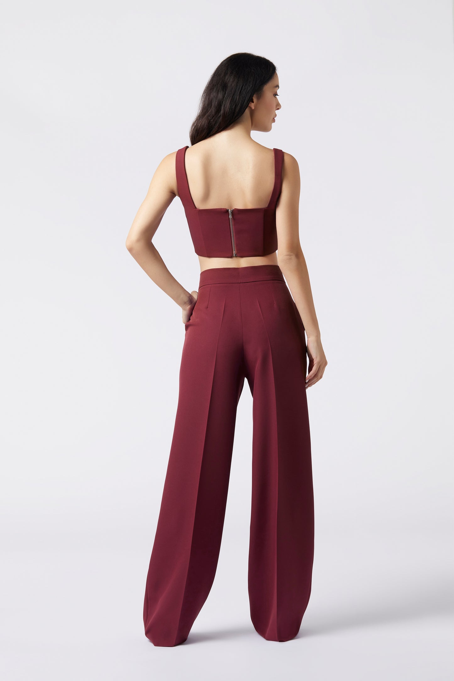 Pantalone Palazzo - Tessuto Stretch