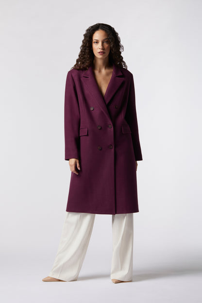 Cappotto over in misto lana