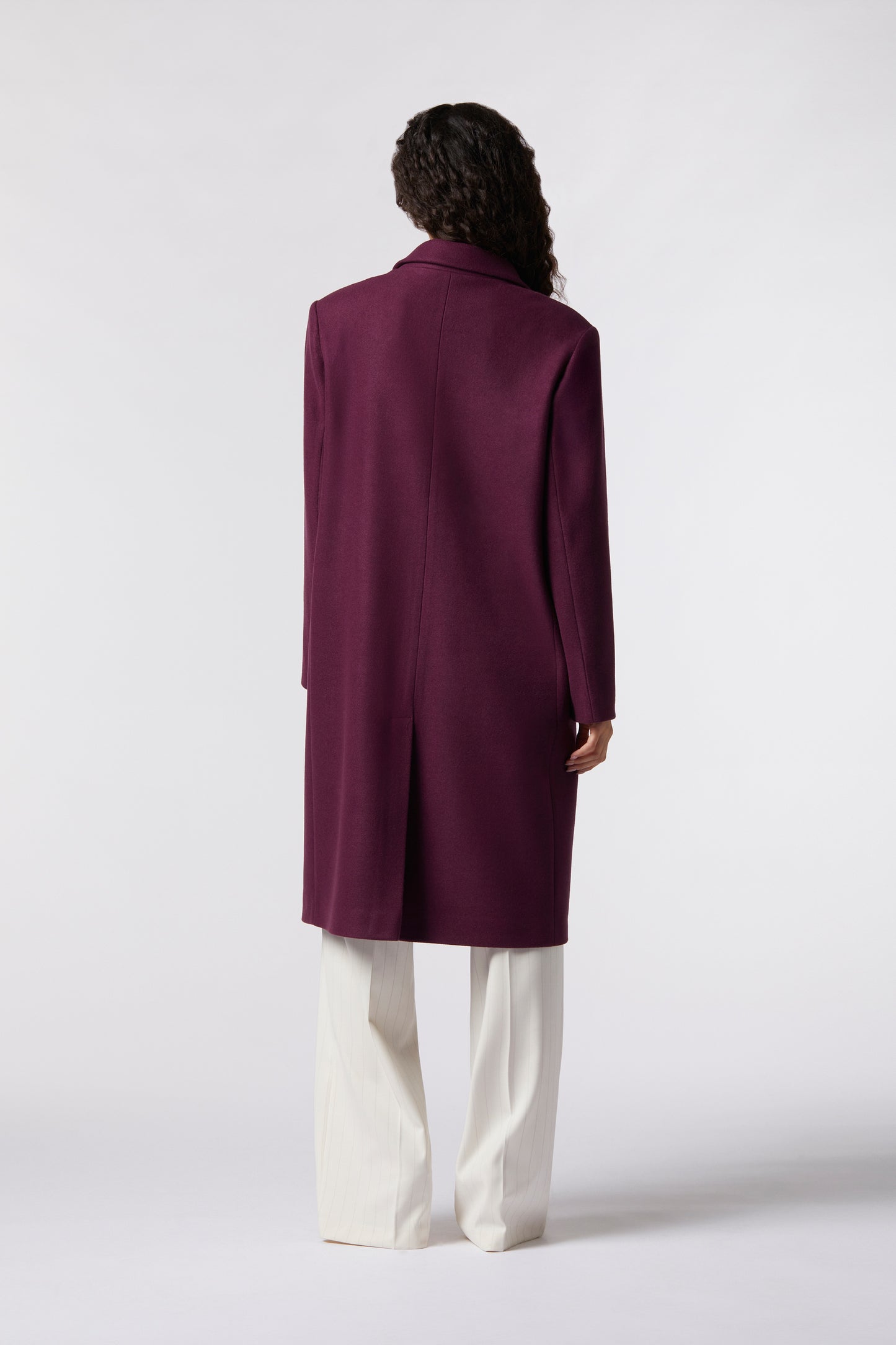 Cappotto over in misto lana