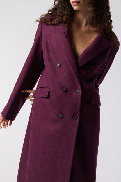 Cappotto over in misto lana