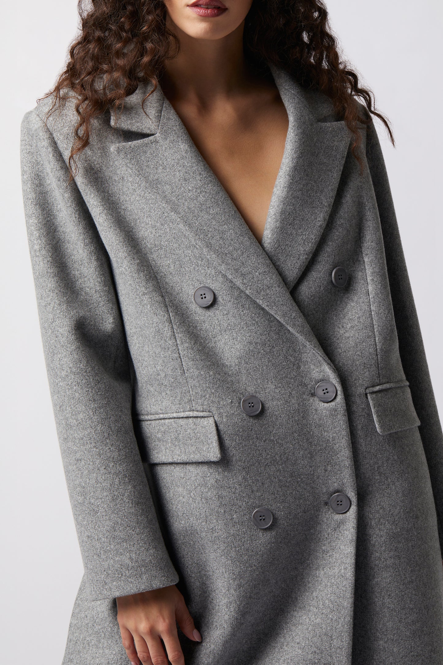 Cappotto over in misto lana