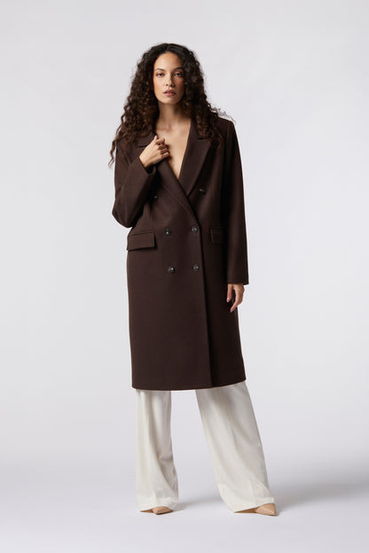 Cappotto over in misto lana