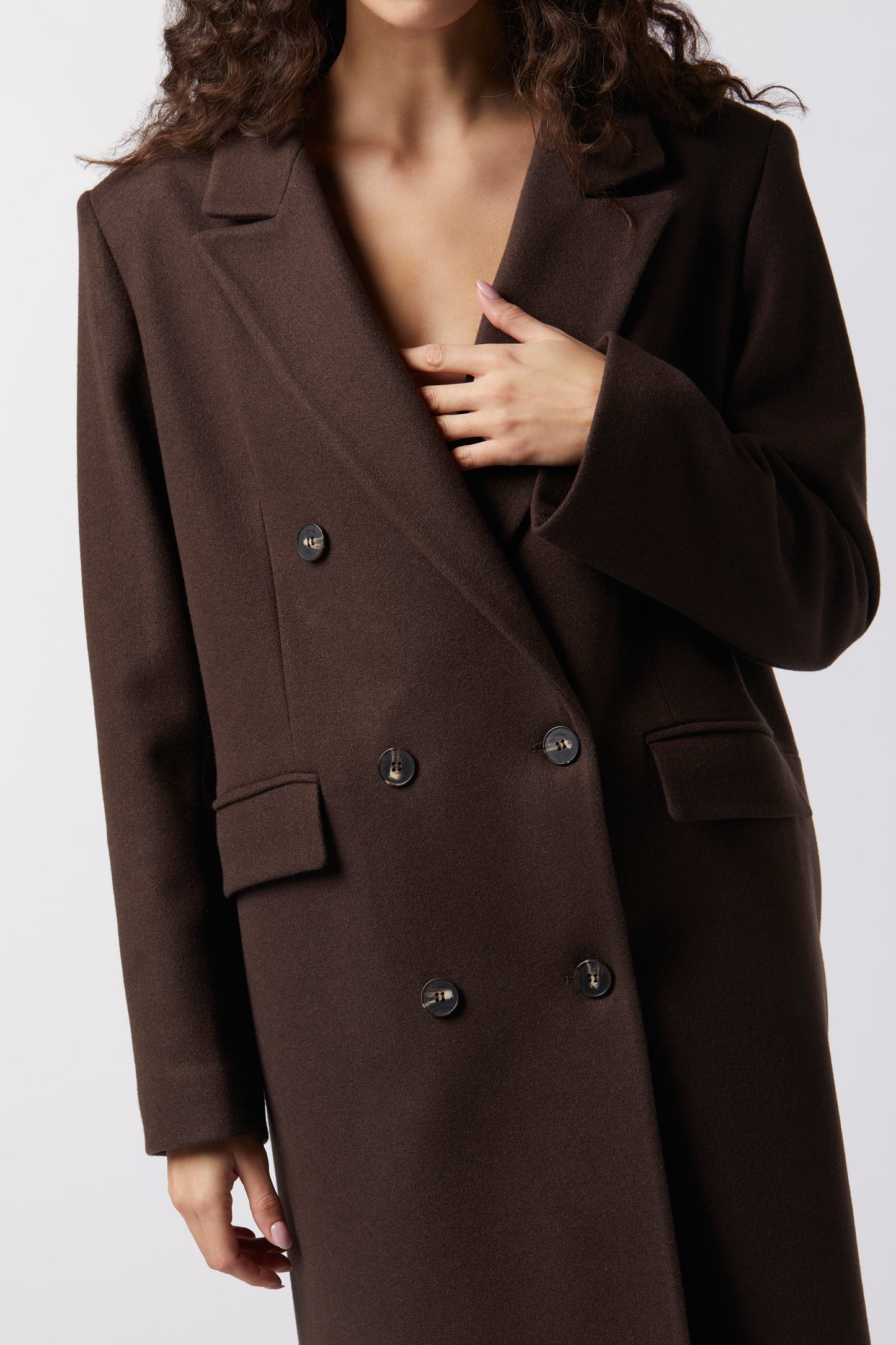 Cappotto over in misto lana