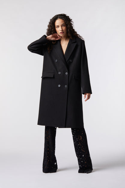 Cappotto over in misto lana