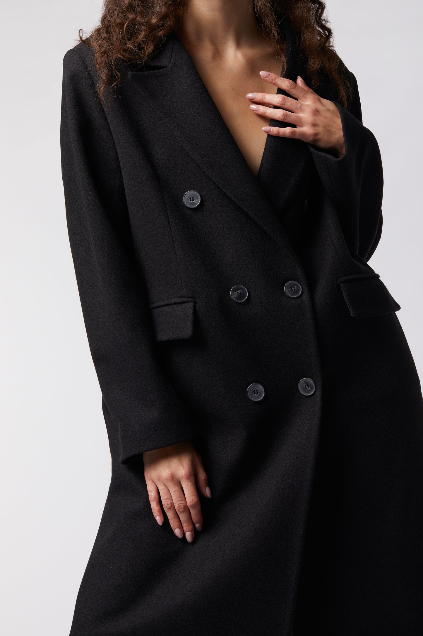 Cappotto over in misto lana