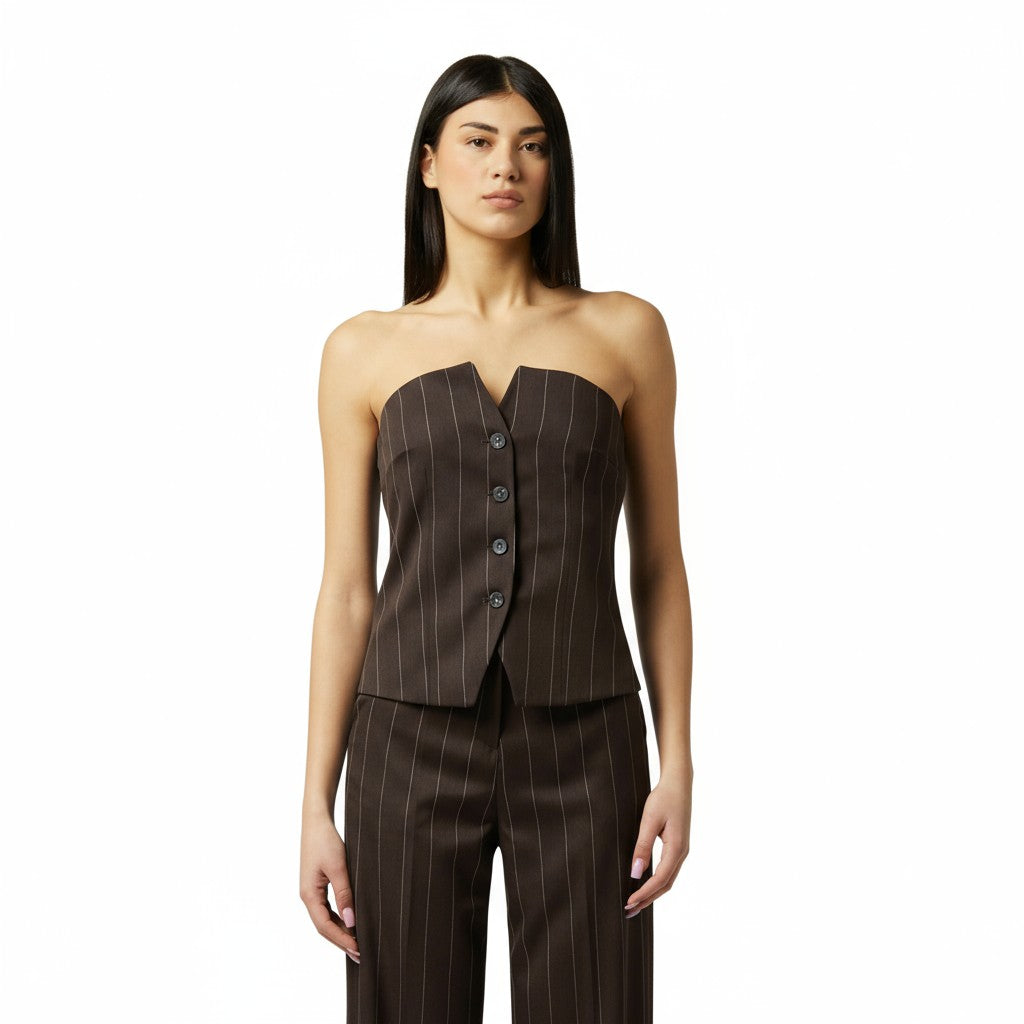 Gilet Bustier - Gessato