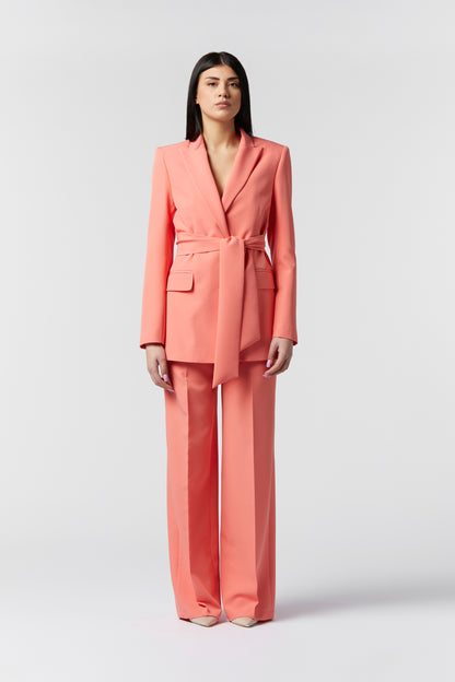 Tailleur Giacca con Cintura e Pantalone palazzo - Tecnico