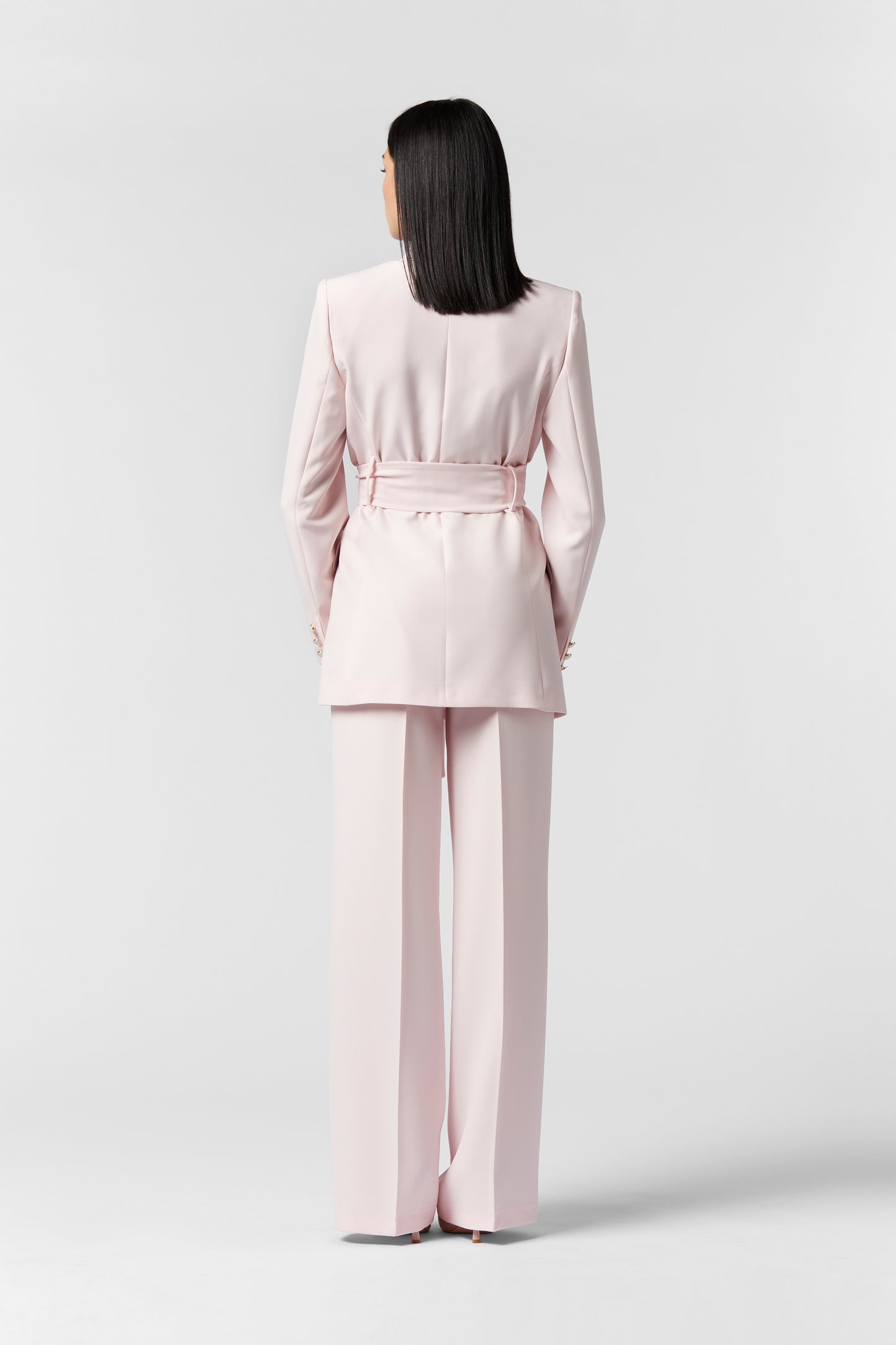 Tailleur Giacca con Cintura e Pantalone palazzo - Tecnico