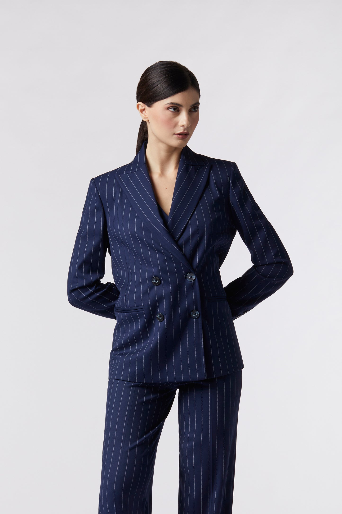 Giacca doppiopetto – Gessato