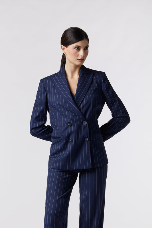 Giacca doppiopetto – Gessato