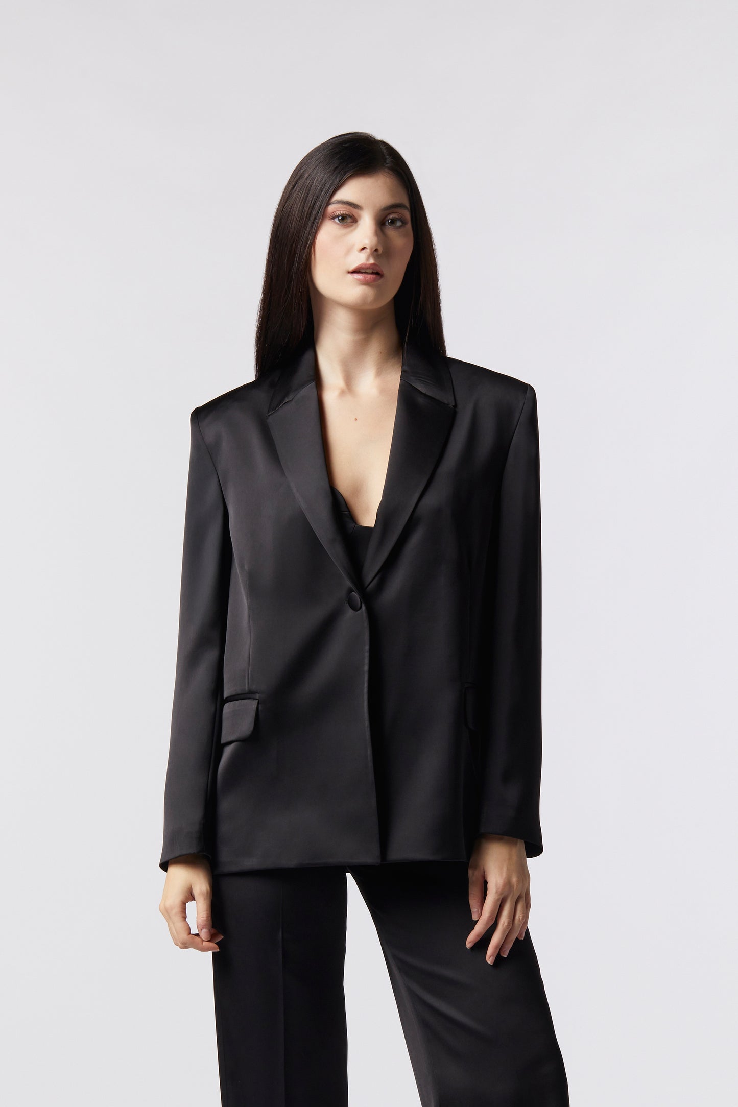 Giacca monopetto – Tessuto Raso