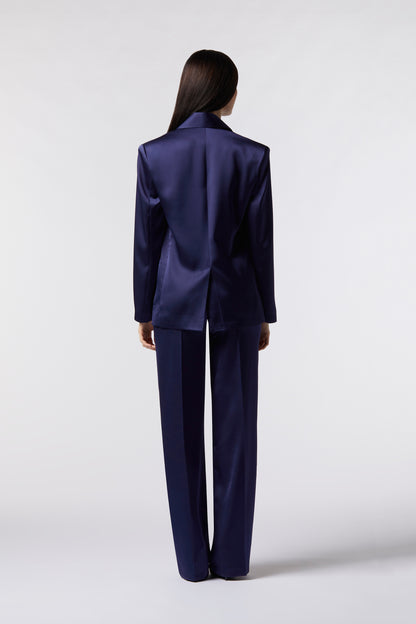 Tailleur Giacca over e Pantalone palazzo – Tessuto Raso