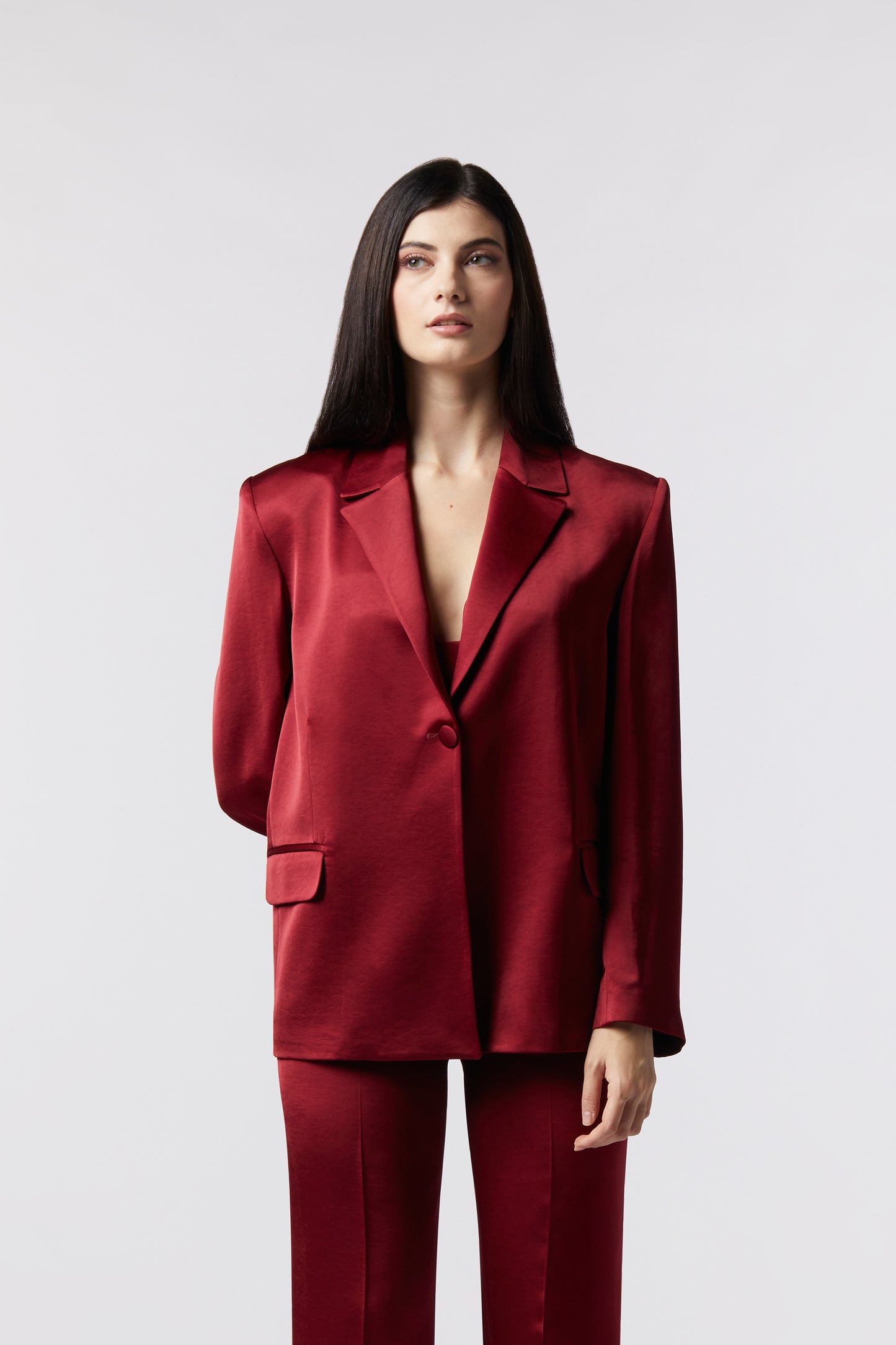 Giacca monopetto – Tessuto Raso