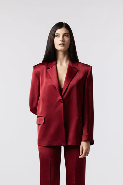 Giacca monopetto – Tessuto Raso