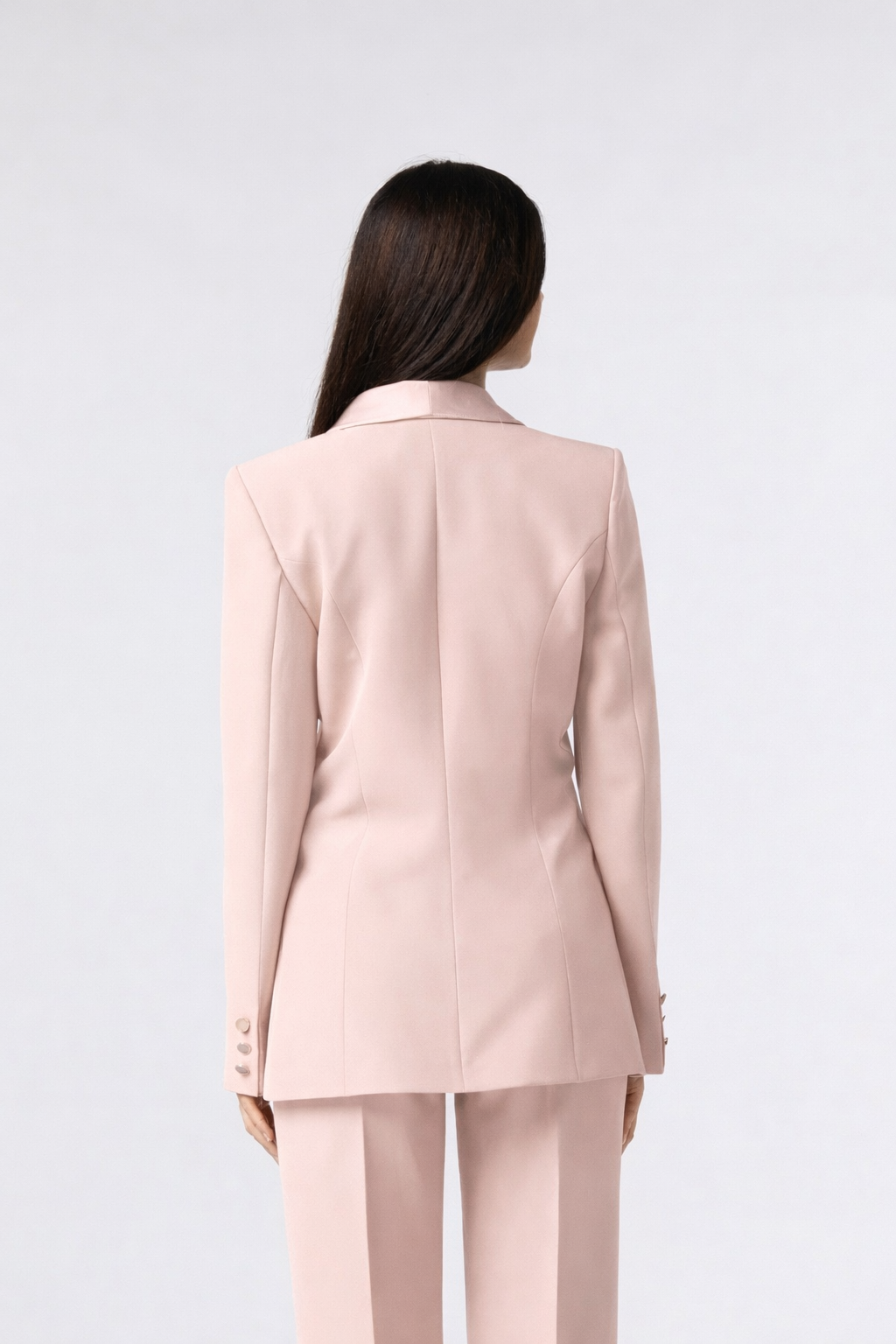 SS26 / Giacca monopetto rever raso – Tessuto Stretch