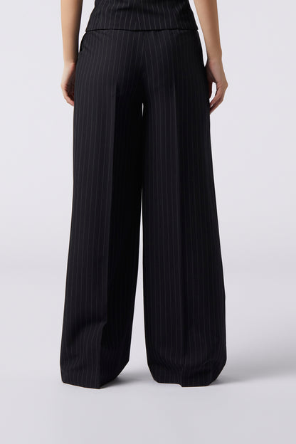 Pantaloni palazzo Gessato Frescolana
