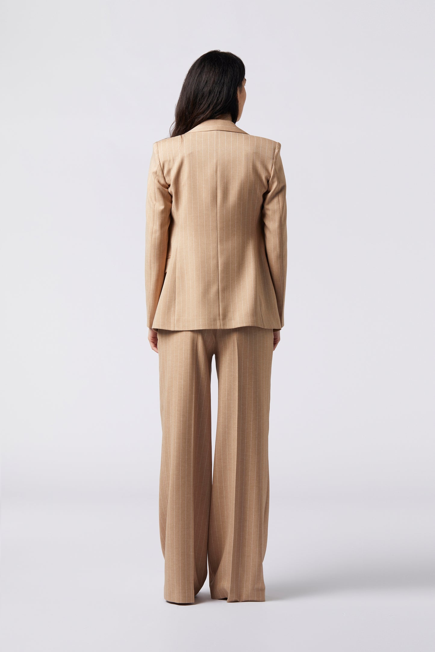 Tailleur trois pièces - Giacca doppiopetto, Pantalone palazzo e Gilet Gessato