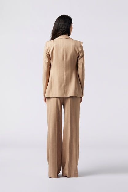 Tailleur trois pièces - Giacca doppiopetto, Pantalone palazzo e Gilet Gessato
