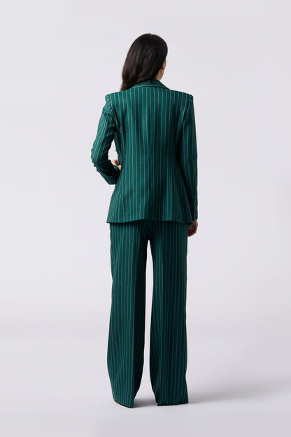 Tailleur trois pièces - Giacca doppiopetto, Pantalone palazzo e Gilet Gessato