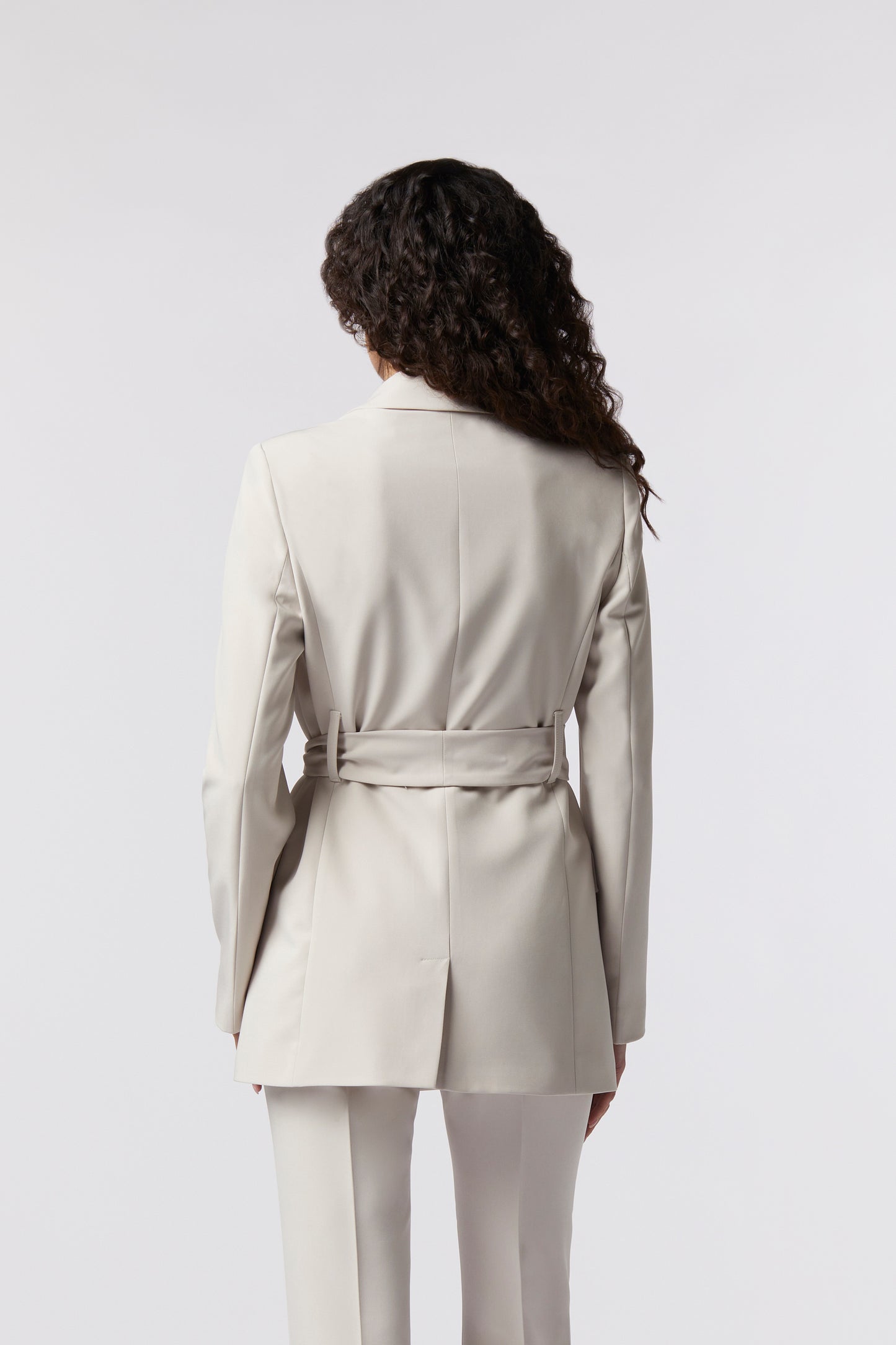 Giacca con cintura – Tessuto Stretch