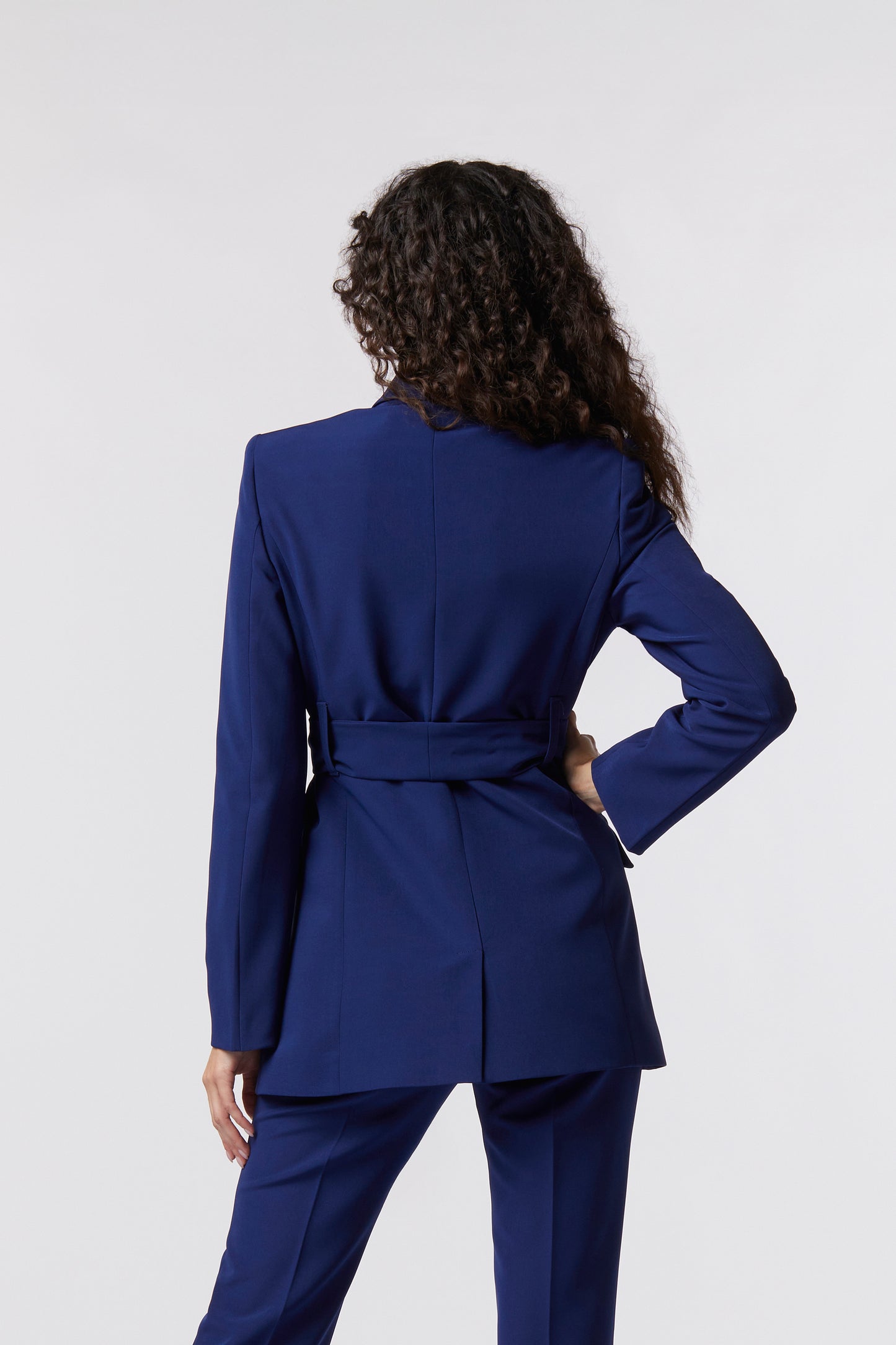 Giacca con cintura – Tessuto Stretch