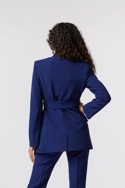 Giacca con cintura – Tessuto Stretch