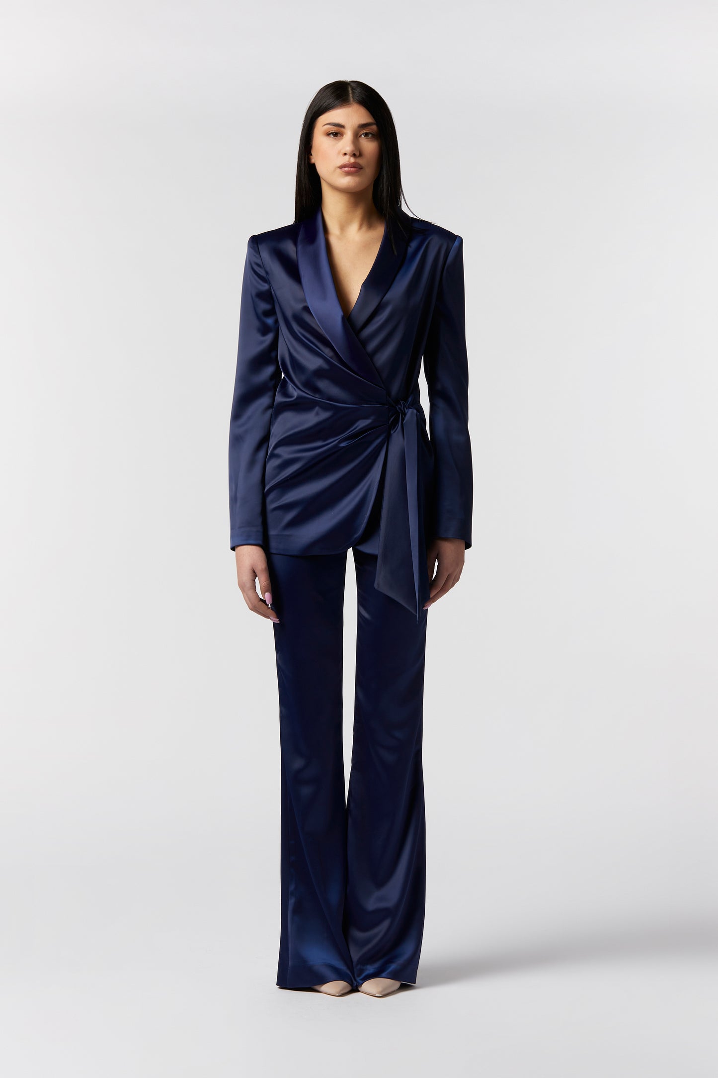 Tailleur Giacca e Pantalone in Raso