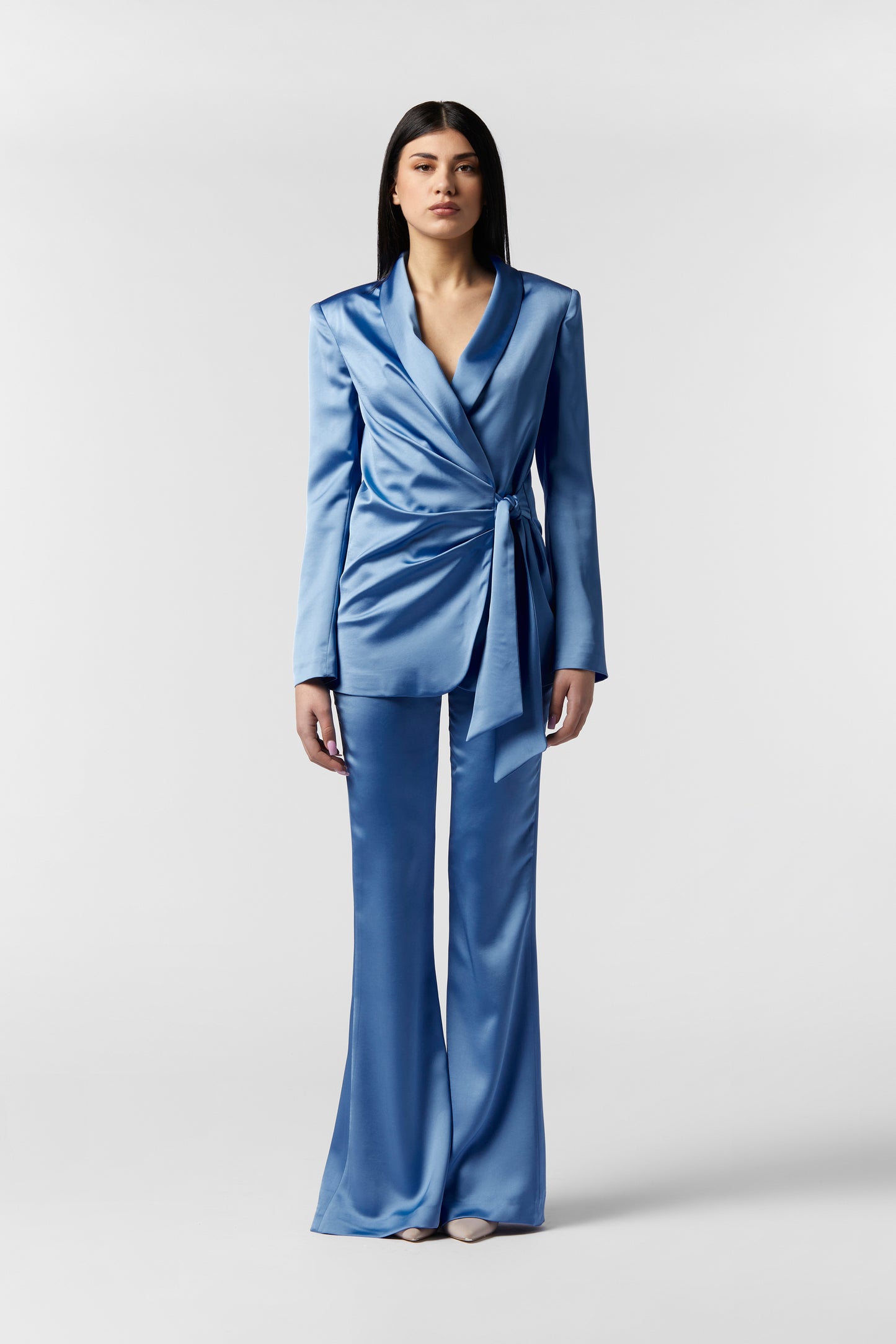 Tailleur Giacca e Pantalone in Raso