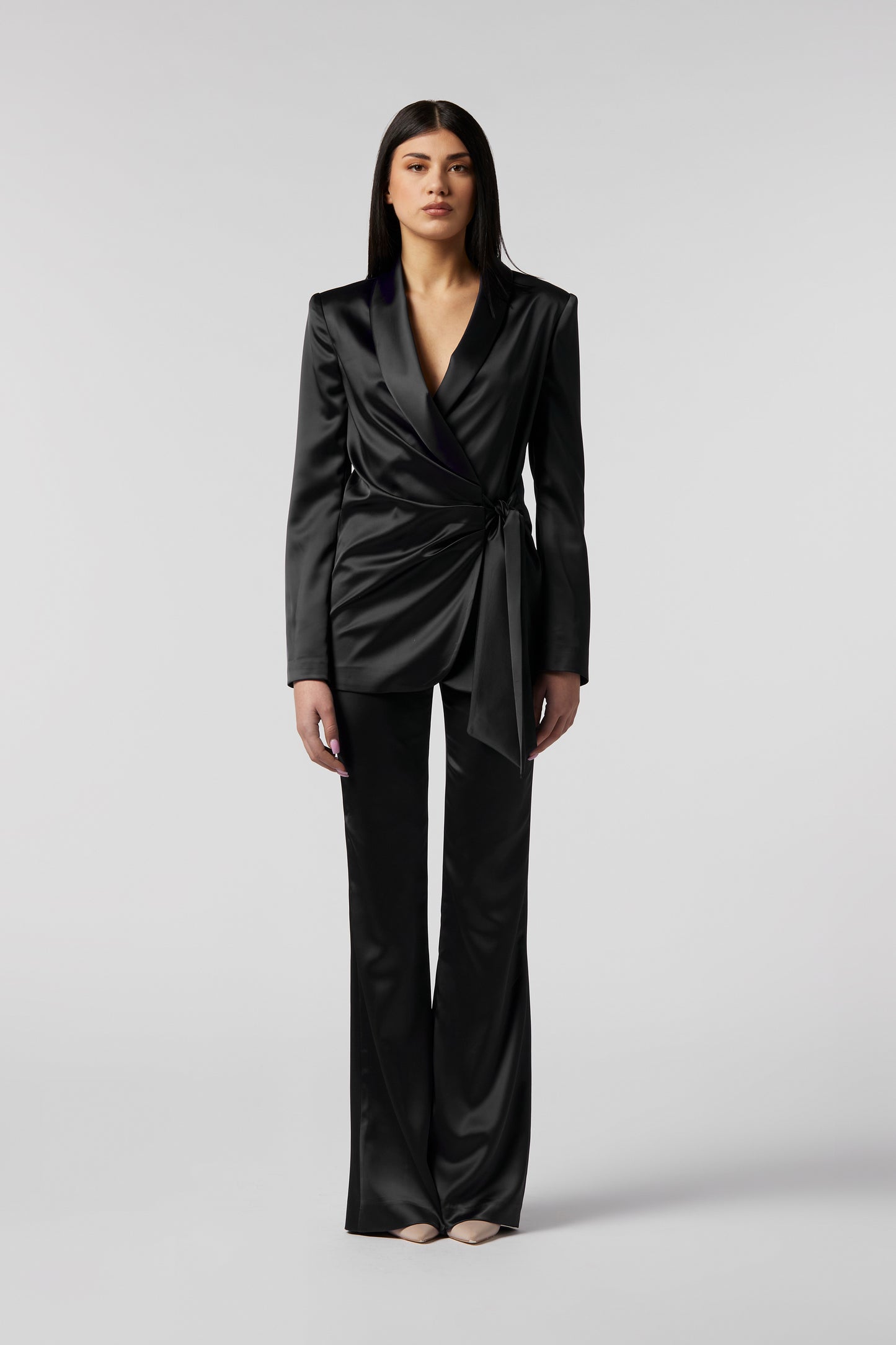 Tailleur Giacca e Pantalone in Raso