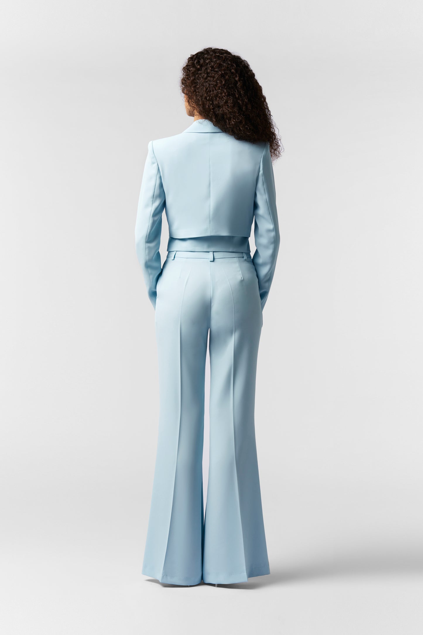 Coordinato Giacca corta, Gilet e Pantalone Zampa larga - Kady