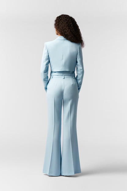 Coordinato Giacca corta, Gilet e Pantalone Zampa larga - Kady