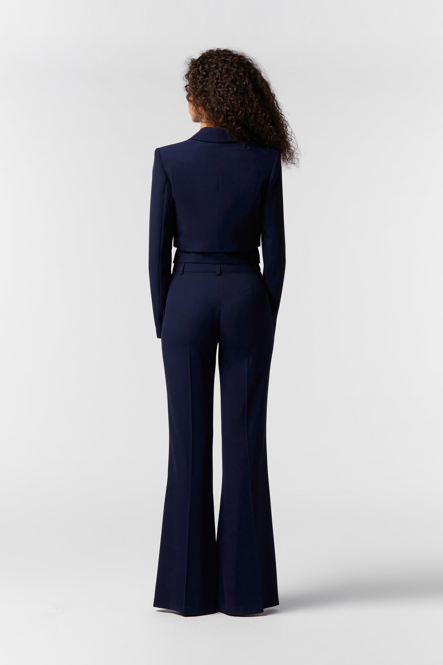 Coordinato Giacca corta, Gilet e Pantalone Zampa larga - Kady