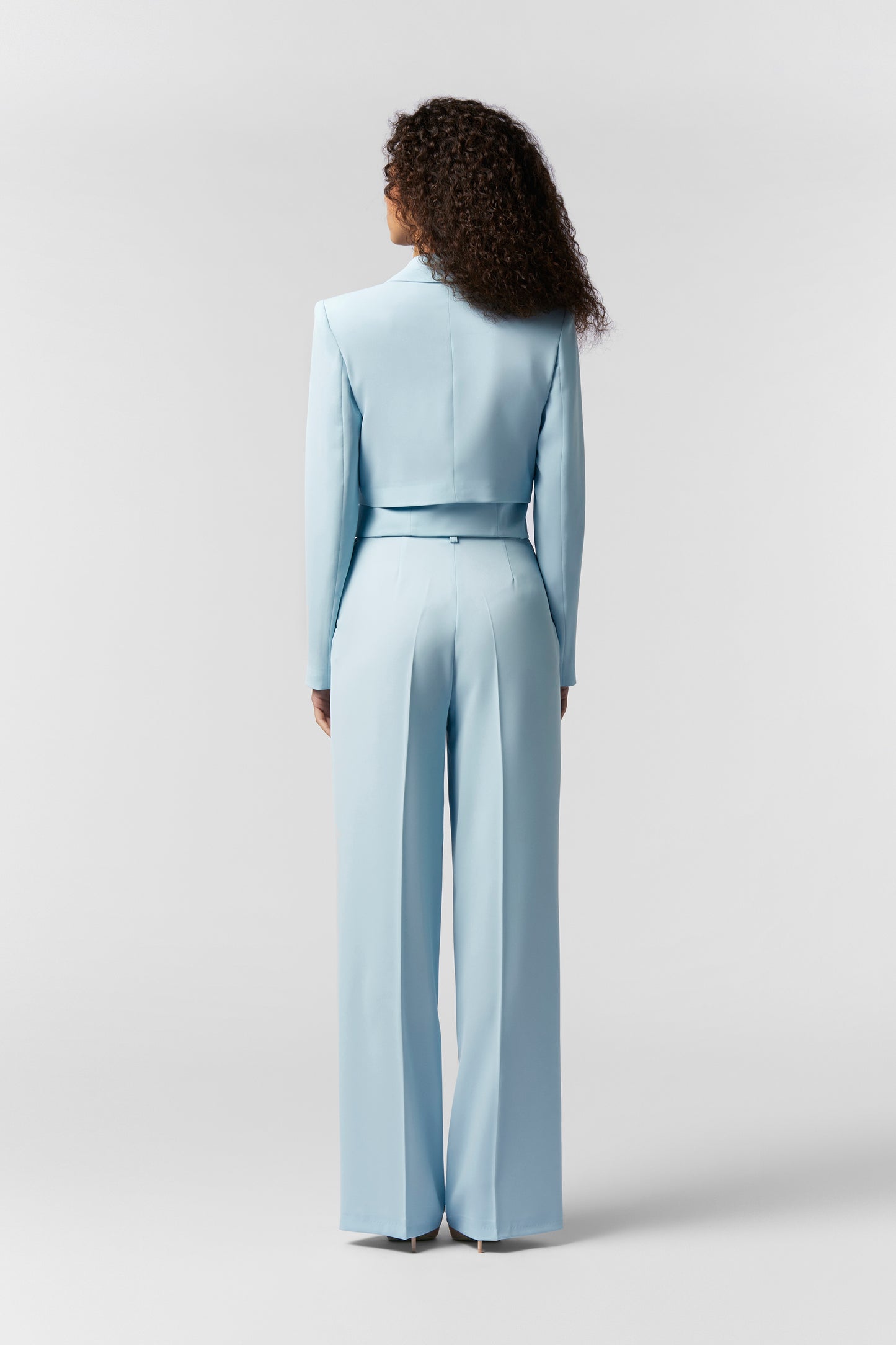 Coordinato Giacca Corta, Gilet e Pantalone Palazzo - kady