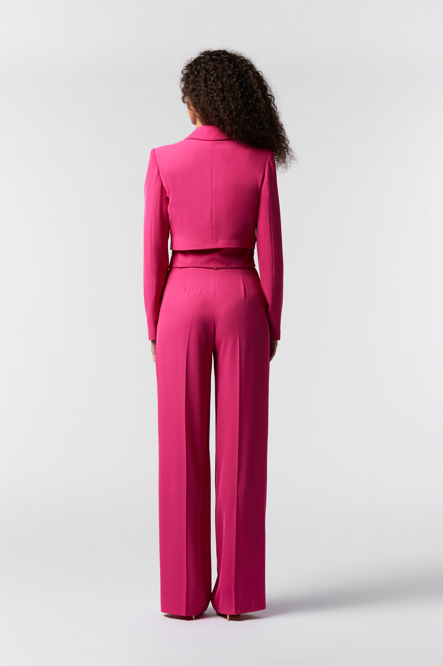 Coordinato Giacca Corta, Gilet e Pantalone Palazzo - kady
