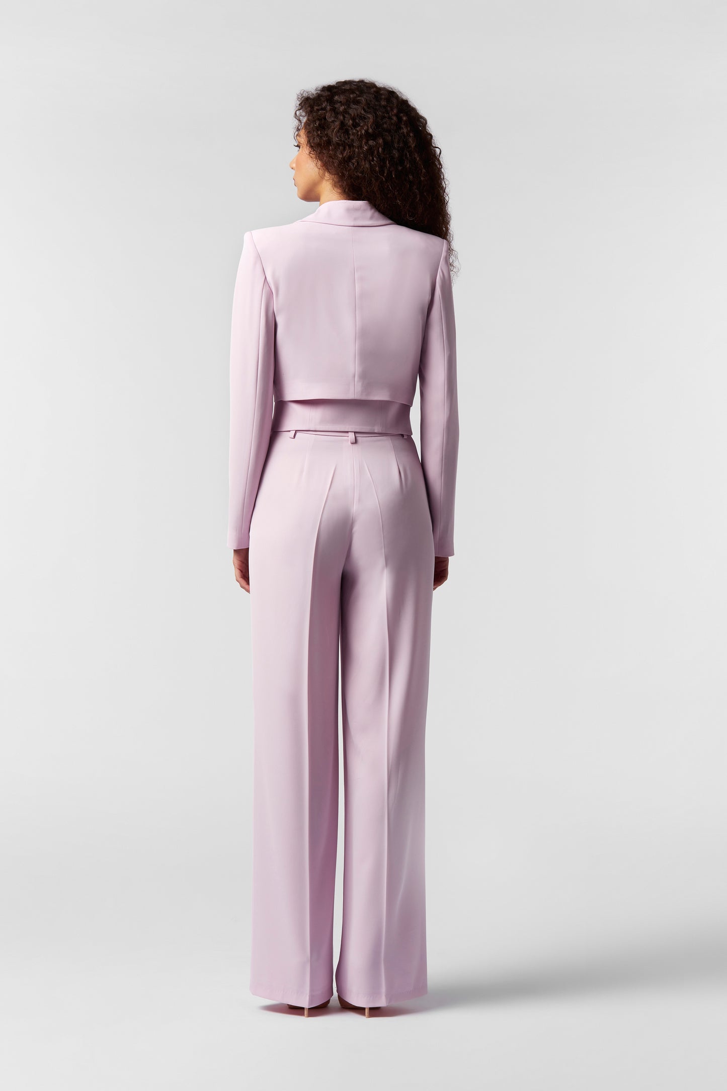 Coordinato Giacca Corta, Gilet e Pantalone Palazzo - kady